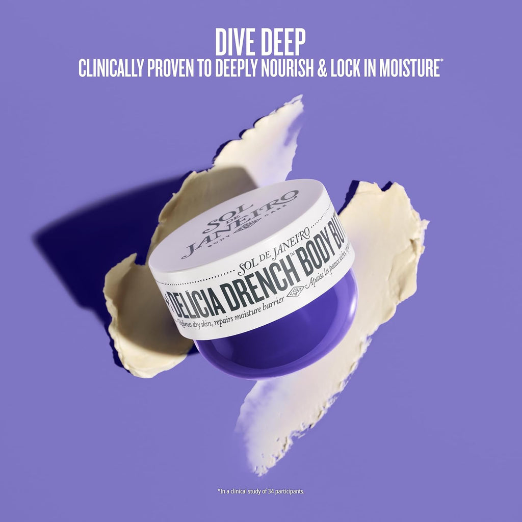 Delícia Drench Body Butter (240ml) – Sol de Janeiro