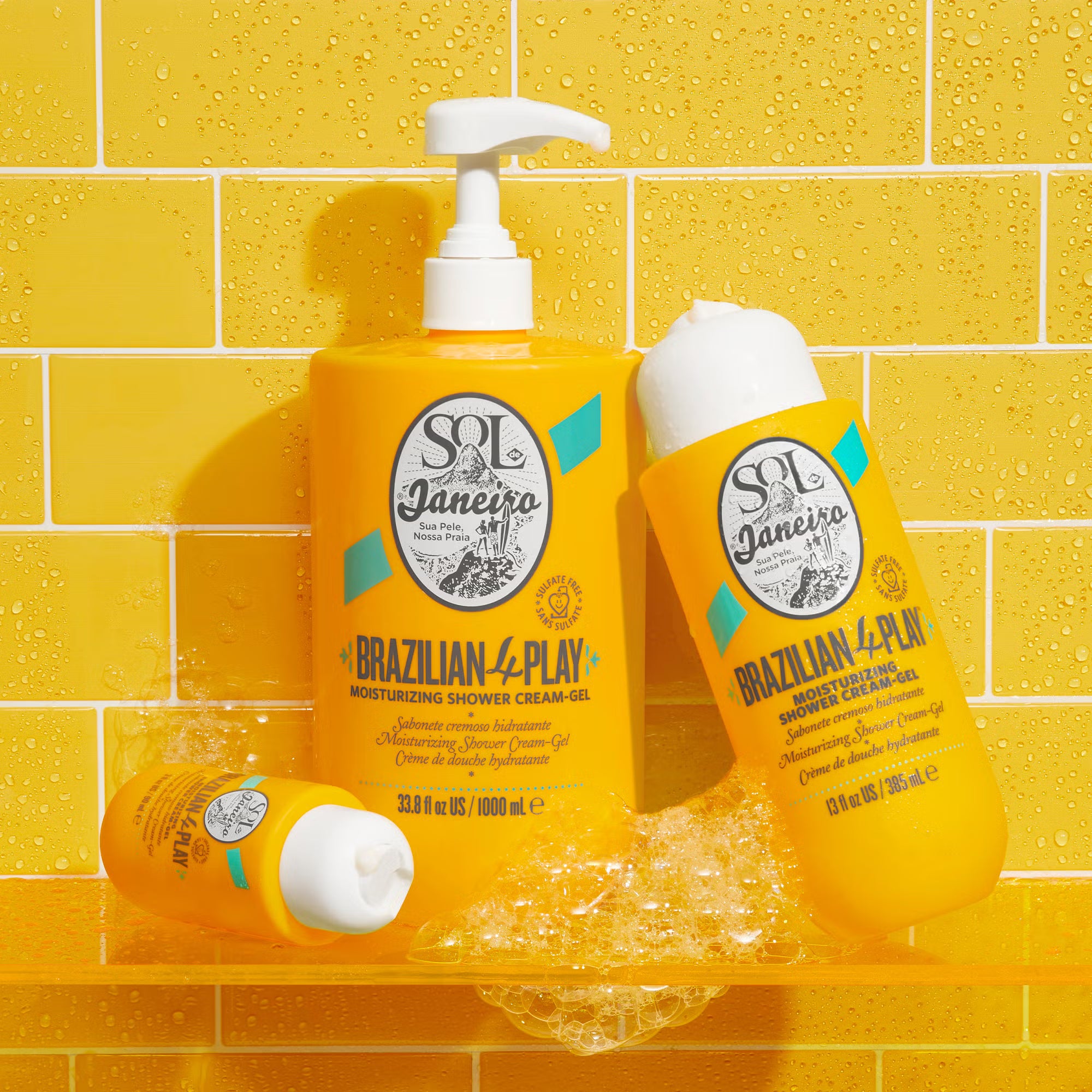 Sol de Janeiro Brazilian 4 Play Moisturizing Shower Cream-Gel (385ml)